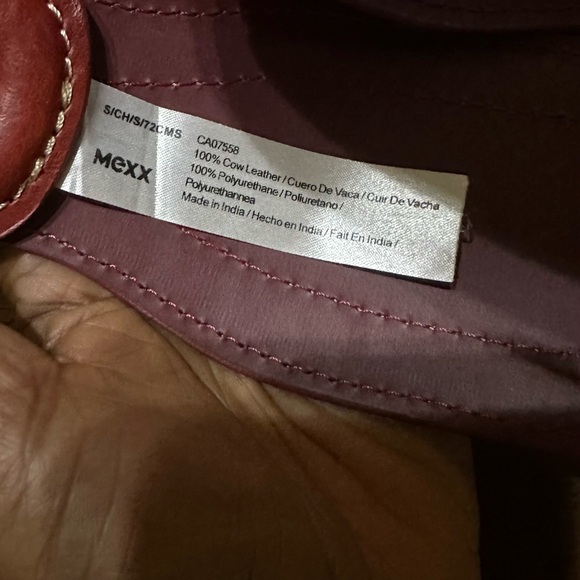 MEXX genuine leather red belt - Picture 10 of 15